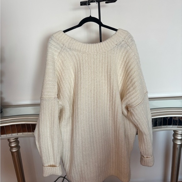 Free People Cream Knit Sweater - Picture 4 of 4